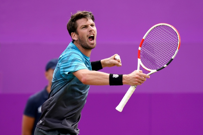 Cameron Norrie celebrates winning the Delray Beach Open, Feb2022