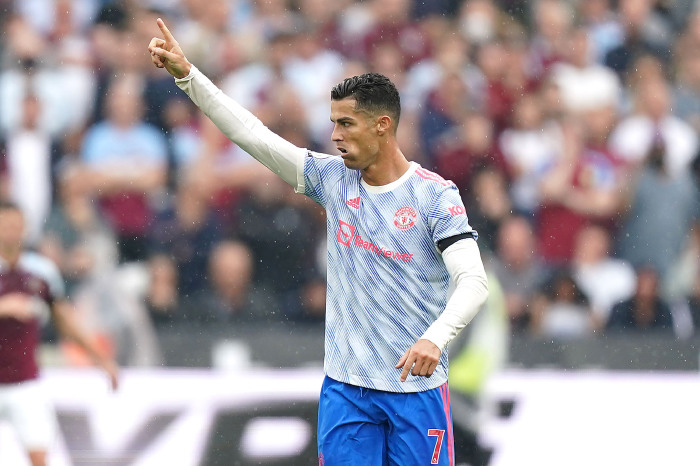 Cristiano Ronaldo, Manchester United, West Ham, Premier League