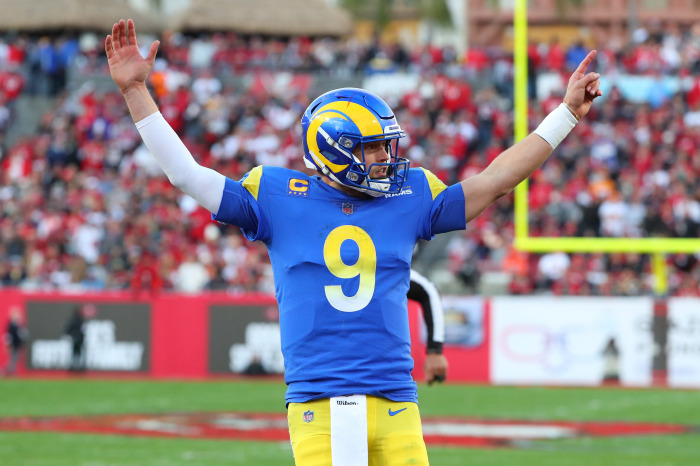 Matthew Stafford led his side on a game-winning drive in the fourth quarter of the Super Bowl